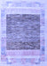 Abstract Blue Modern Rug, abs4232blu