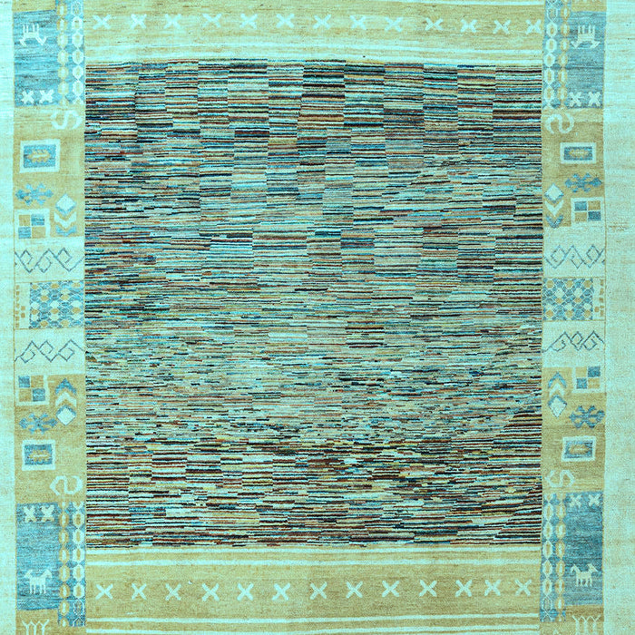 Machine Washable Abstract Light Blue Modern Rug, wshabs4232lblu