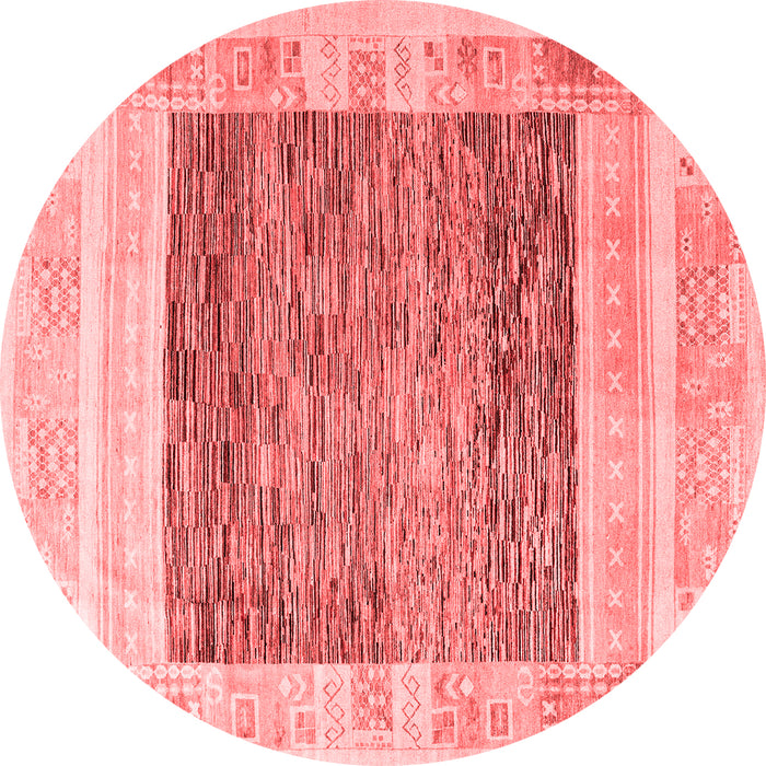 Abstract Red Modern Rug, abs4232red