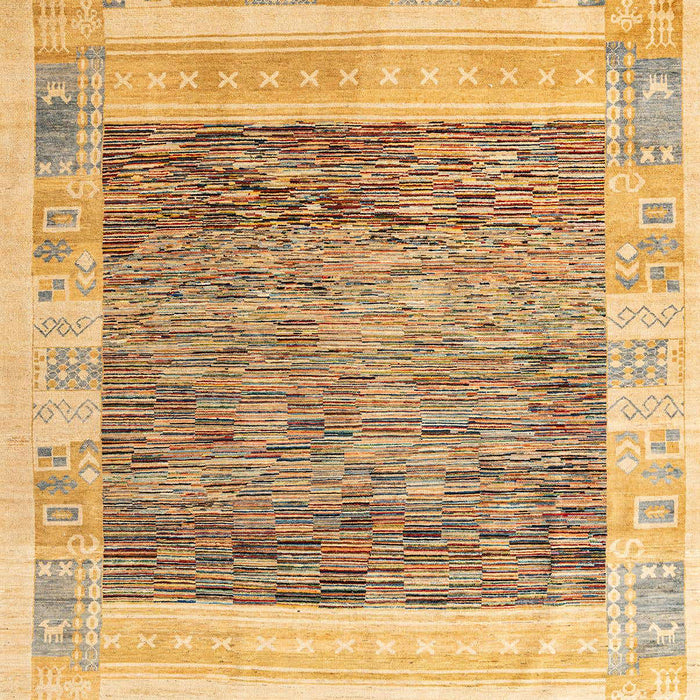 Machine Washable Abstract Chocolate Brown Rug, wshabs4232