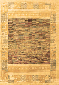 Abstract Brown Modern Rug, abs4232brn