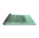 Sideview of Abstract Light Blue Modern Rug, abs4232lblu