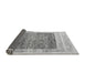 Sideview of Abstract Gray Modern Rug, abs4232gry