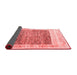 Abstract Red Modern Area Rugs