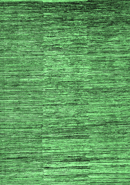 Abstract Emerald Green Modern Rug, abs4233emgrn