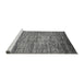 Sideview of Machine Washable Abstract Gray Modern Rug, wshabs4233gry