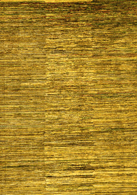 Abstract Yellow Modern Rug, abs4233yw