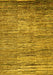 Abstract Yellow Modern Rug, abs4233yw