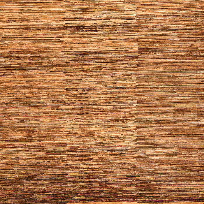 Square Abstract Orange Modern Rug, abs4233org