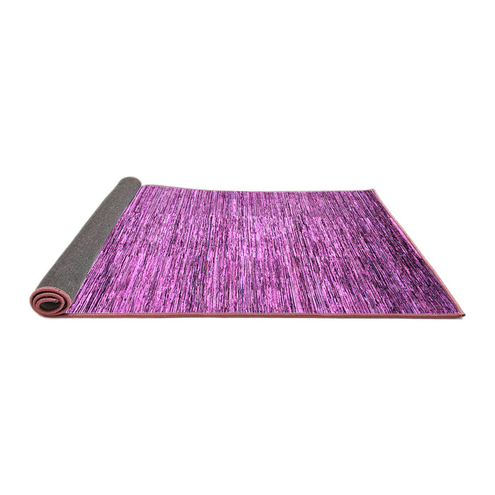 Sideview of Abstract Purple Modern Rug, abs4233pur