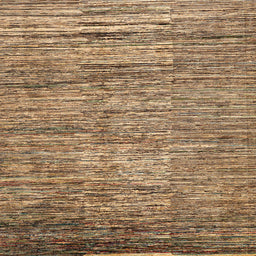 Square Abstract Saddle Brown Modern Rug, abs4233