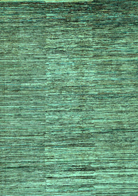 Abstract Turquoise Modern Rug, abs4233turq