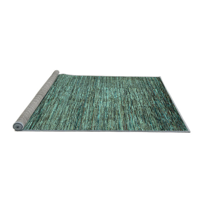 Sideview of Machine Washable Abstract Light Blue Modern Rug, wshabs4233lblu