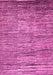 Machine Washable Abstract Pink Modern Rug, wshabs4233pnk