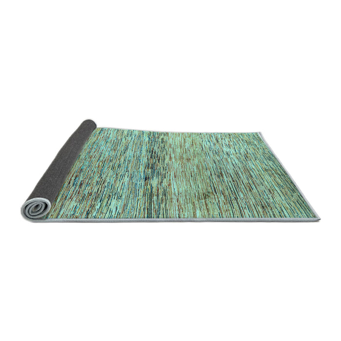 Sideview of Abstract Light Blue Modern Rug, abs4234lblu