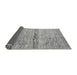 Sideview of Abstract Gray Modern Rug, abs4234gry