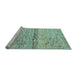 Sideview of Machine Washable Abstract Light Blue Modern Rug, wshabs4234lblu