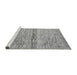 Sideview of Machine Washable Abstract Gray Modern Rug, wshabs4234gry