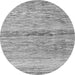 Round Machine Washable Abstract Gray Modern Rug, wshabs4234gry