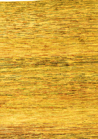 Abstract Yellow Modern Rug, abs4234yw