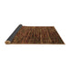 Sideview of Abstract Brown Modern Rug, abs4235brn