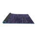 Sideview of Abstract Blue Modern Rug, abs4235blu