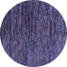 Round Machine Washable Abstract Blue Modern Rug, wshabs4235blu