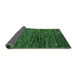 Sideview of Abstract Emerald Green Modern Rug, abs4235emgrn