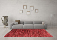 Machine Washable Abstract Red Modern Rug, wshabs4235red