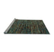 Sideview of Machine Washable Abstract Light Blue Modern Rug, wshabs4235lblu