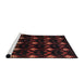 Sideview of Machine Washable Abstract Bakers Brown Rug, wshabs4236