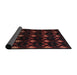 Sideview of Abstract Bakers Brown Modern Rug, abs4236