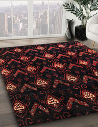 Abstract Bakers Brown Modern Rug, abs4236