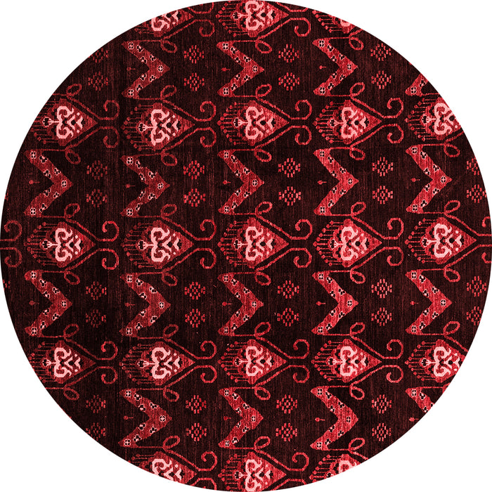 Machine Washable Abstract Red Modern Rug, wshabs4236red