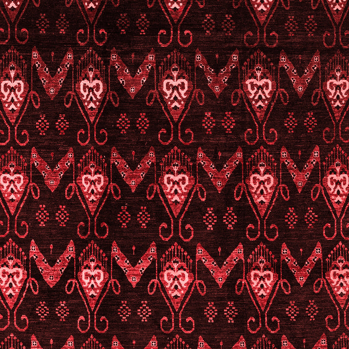 Machine Washable Abstract Red Modern Rug, wshabs4236red