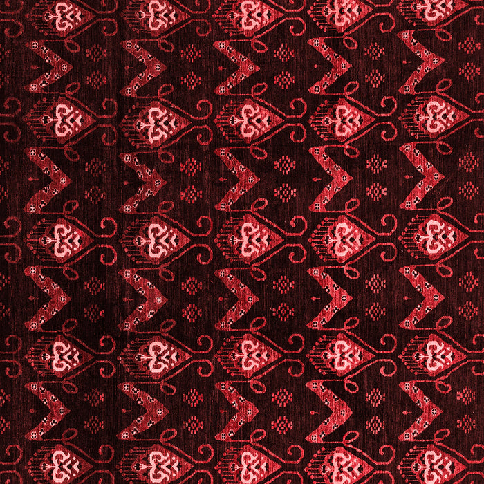 Machine Washable Abstract Red Modern Rug, wshabs4236red