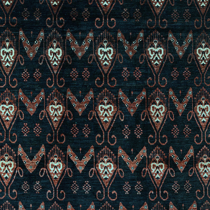 Machine Washable Abstract Light Blue Modern Rug, wshabs4236lblu