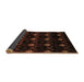 Sideview of Abstract Brown Modern Rug, abs4236brn