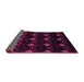 Sideview of Abstract Pink Modern Rug, abs4236pnk