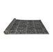 Sideview of Abstract Gray Modern Rug, abs4237gry