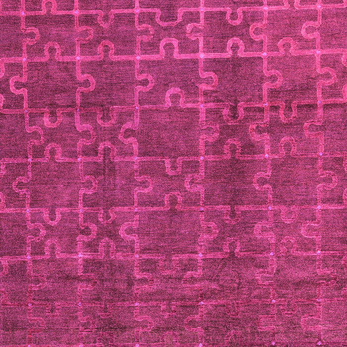 Square Abstract Pink Modern Rug, abs4237pnk