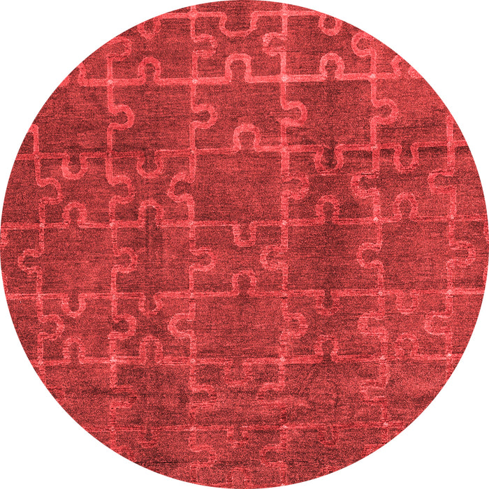 Abstract Red Modern Rug, abs4237red