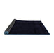 Sideview of Abstract Blue Modern Rug, abs4238blu