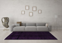 Machine Washable Abstract Purple Modern Rug, wshabs4238pur