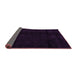 Sideview of Abstract Purple Modern Rug, abs4238pur