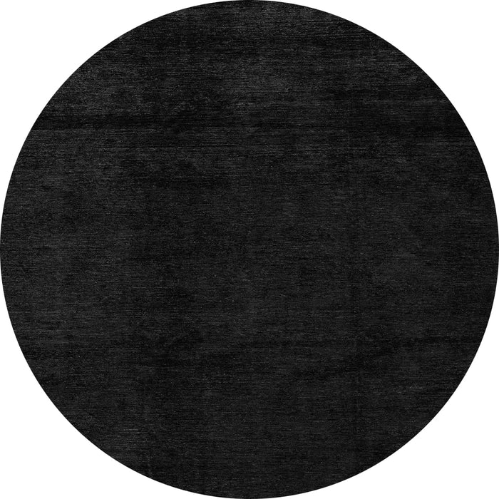 Round Machine Washable Abstract Gray Modern Rug, wshabs4238gry