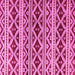 Square Machine Washable Oriental Pink Modern Rug, wshabs4239pnk