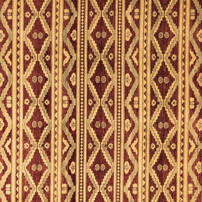 Square Oriental Brown Modern Rug, abs4239brn