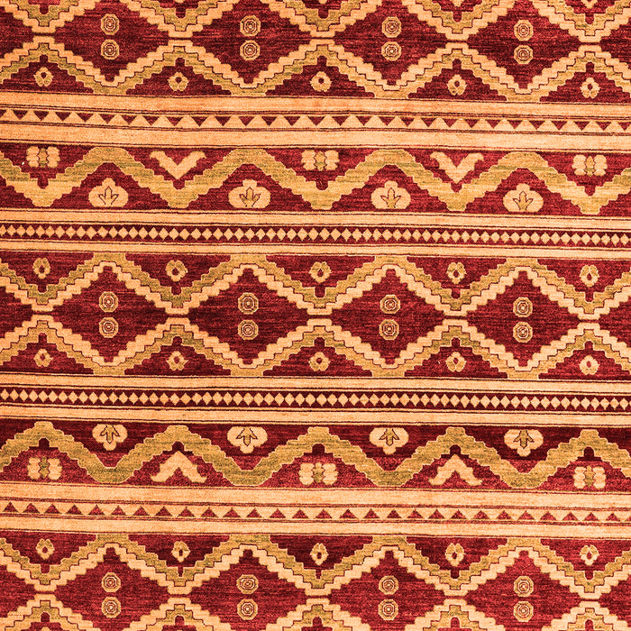 Machine Washable Oriental Orange Modern Area Rugs, wshabs4239org
