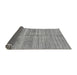 Sideview of Abstract Gray Modern Rug, abs423gry